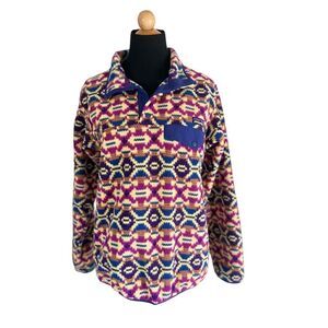 Patagonia RARE Synchilla 1/4 Snap T Pullover Fleece Jacket WMNS Small